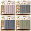 Sliding Cabinet Curtain, Linen-Look Blackout, Stain-Resistant, Beige, W 90 x H 60 cm view 3