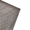 GQZJY Quilted Vinyl Faux Leather Upholstery Fabric, Waterproof, Gray, 1 m view 1