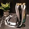 Blausky 100-Pack 30 cm Wedding Wands with Bells, Black and White view 2
