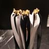 Blausky 100-Pack 30 cm Wedding Wands with Bells, Black and White view 3