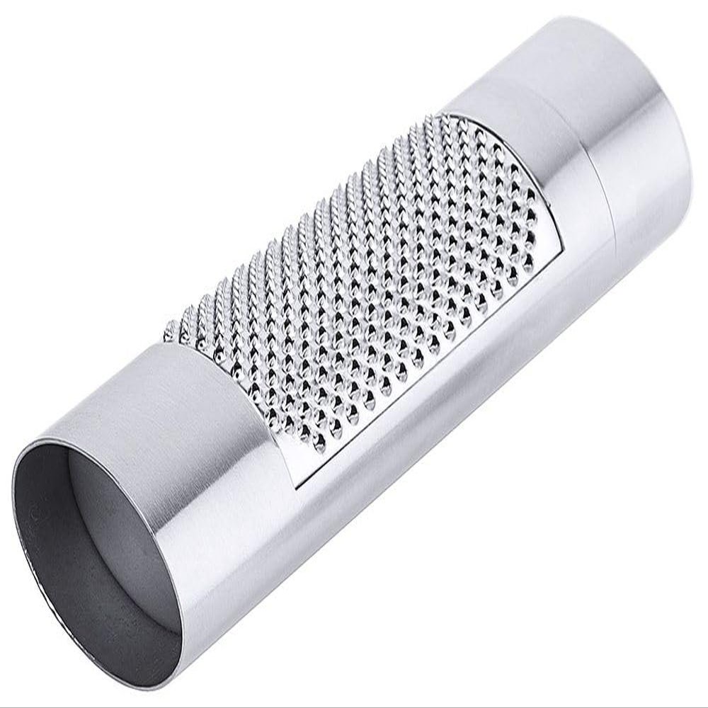 Contacto 18/10 Stainless Steel Nutmeg Grater, Oval, 15 cm, with Collection Container