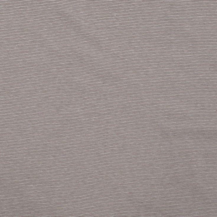 Printed Striped Cotton Jersey Fabric by the Meter – Fine Stripes, Taupe 054