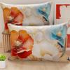 PETTI Artigiani Italiani - Set of 2 Microfiber Pillow Covers, 40 x 80 cm, Decorative Pillows for Bedroom, Sofa and Living Room, Floral Pattern 06 9, 100% Made in Italy view 1