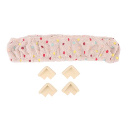 Rug Hook Frame Cover, Elastic Flannel Protective Sleeve, 40 x 40 cm, Light Khaki