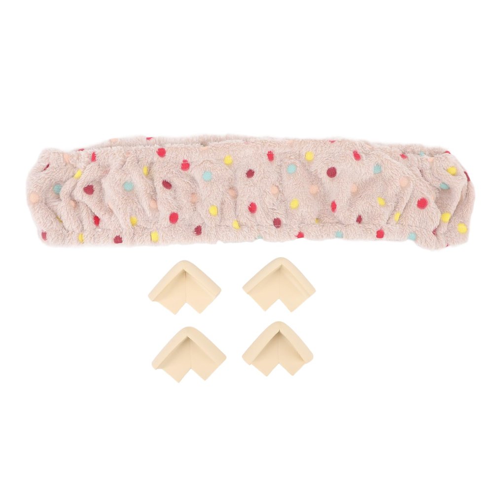 Rug Hook Frame Cover, Elastic Flannel Protective Sleeve, 40 x 40 cm, Light Khaki