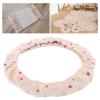 Rug Hook Frame Cover, Elastic Flannel Protective Sleeve, 40 x 40 cm, Light Khaki view 3
