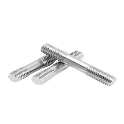 5-Piece M4 x 50 mm 304 Stainless Steel Double-Ended Threaded Studs