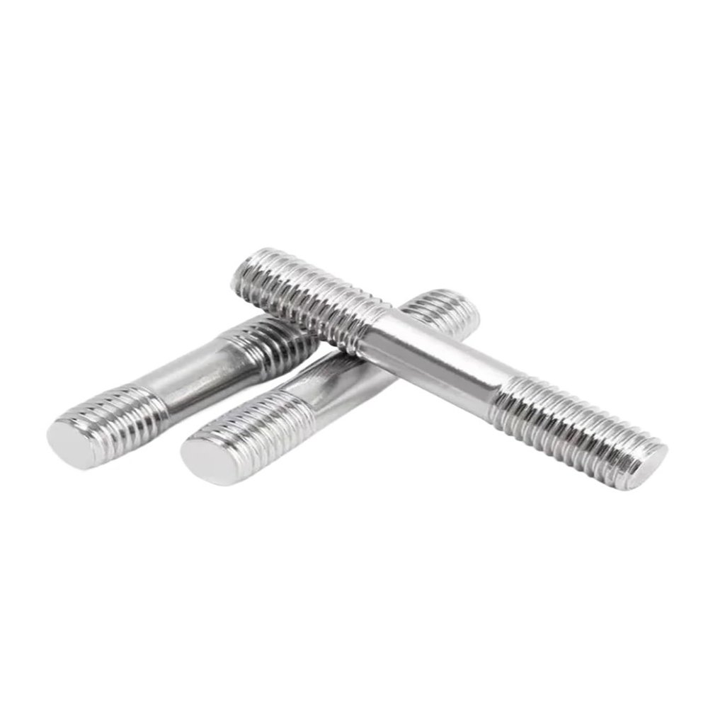 5-Piece M4 x 50 mm 304 Stainless Steel Double-Ended Threaded Studs