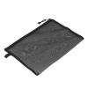 Sxhlseller Filethered Zipper File Bags, Transparent Nylon Mesh, 34.5 x 24.8 cm, Black view 3