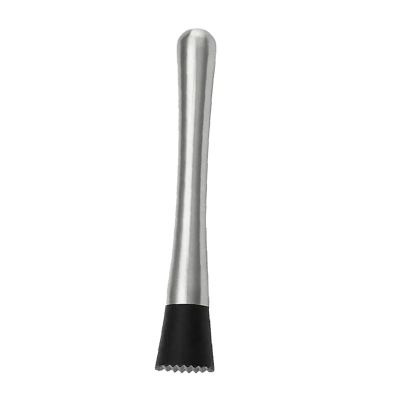 20.3 cm Stainless Steel Cocktail Muddler, Silver