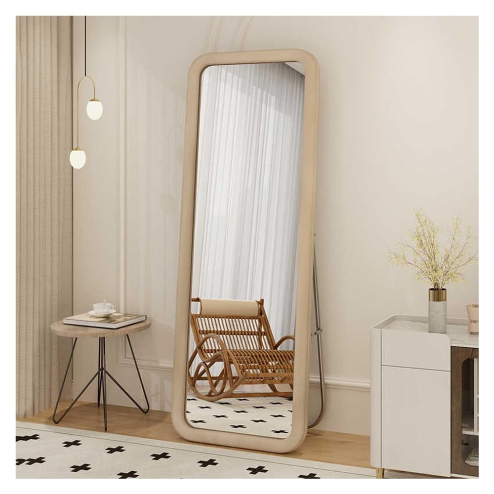 Generic Full-Length Mirror, Rectangular Floor Mirror with Stand, Oversized, for Dressing Room and Bedroom (2.60 x 160 cm)