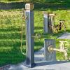 Frost-Free Outdoor Water Faucet with Durable, Weather-Resistant Garden Hose Stand view 1