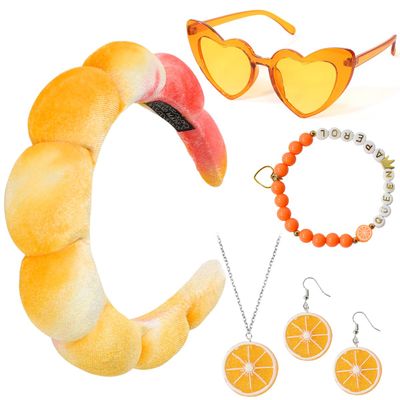Byfoyif 5-Piece Aperol Costume Accessory Set for Women