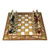 Battle of Troy Greek and Roman Gods Chess Set – Handmade Alabaster Board with 32 Pieces view 1