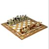 Battle of Troy Greek and Roman Gods Chess Set – Handmade Alabaster Board with 32 Pieces view 2