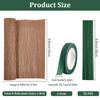 CRASPIRE Crepe Paper Flower DIY Kit, 6 Colors, Green Floral Tape & 50 Wire Stems view 2