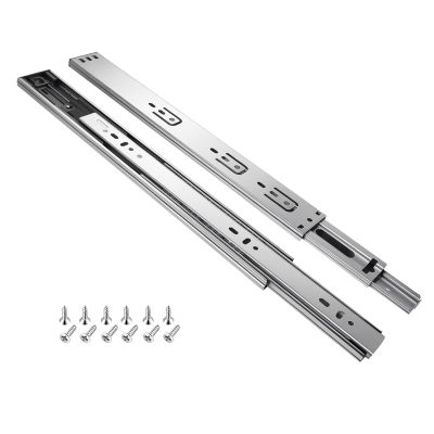 YIHAKIDS 400 mm Drawer Slides, 3-Section Full Extension, Soft-Close, 45 kg