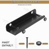 IYEREER 6-Pack Black Metal Wall-Mount Holders for Vinyl Records and CDs view 4