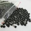 Black Round Solid Rubber Bouncing Ball, Durable Training Ball (2–75 mm Diameter) view 3