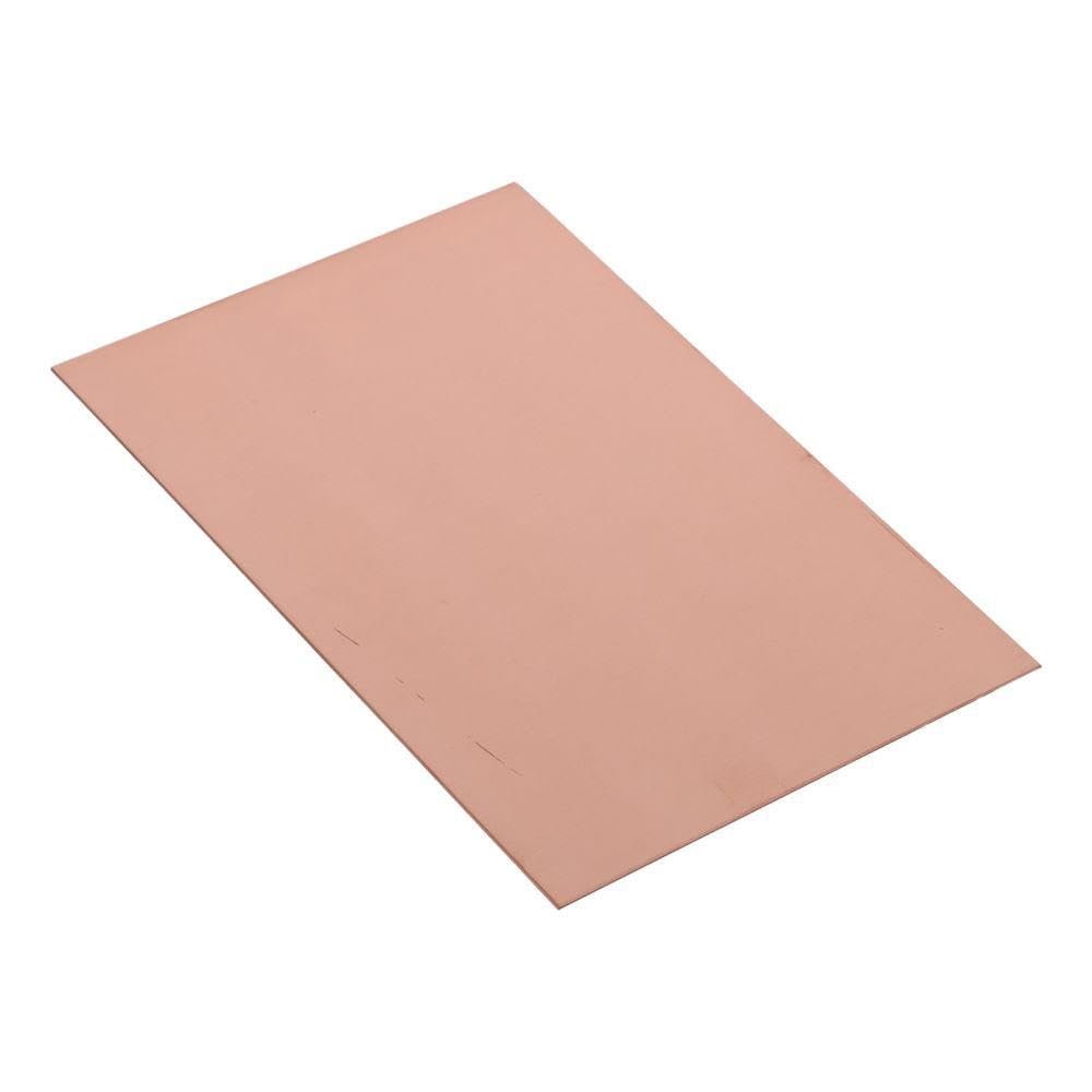 1 Pc T2 Pure Copper Sheet, 100 x 150 mm, Rectangular Metal Plate for DIY and Industrial Use (2 mm)