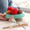 Wooden Drop Spindle with Nostepinne for Yarn Projects view 2