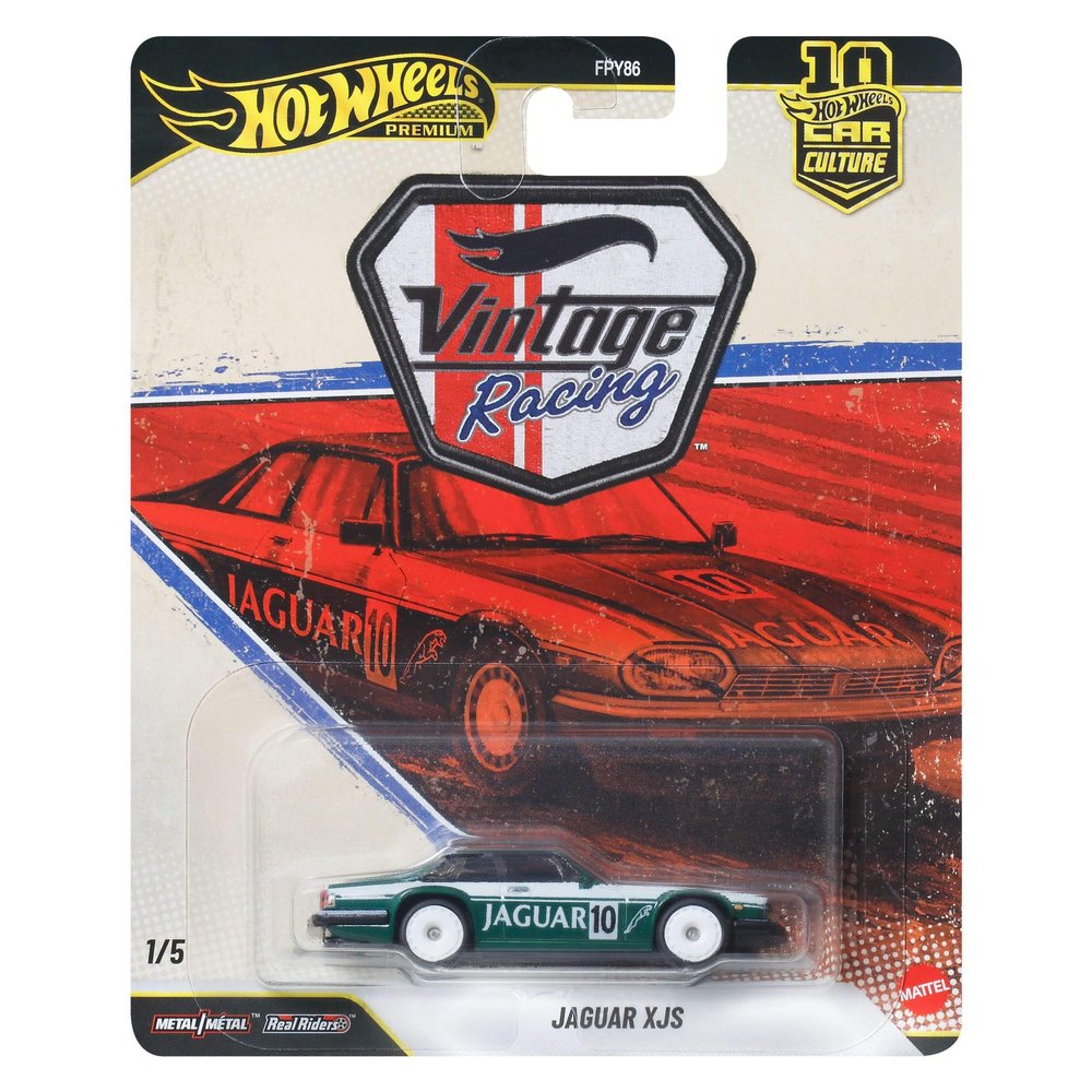 Hot Wheels Premium Car Culture Jaguar XJS 1:64 Die-Cast Car
