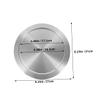 GLEAVI 2-Pack Recessed Stainless Steel Trash Can Lids with Swing Mechanism view 2