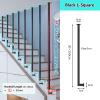 MarxaN Indoor Stair Handrail with Fittings, L-Shaped Side-Mounted, 40 cm view 2