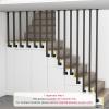 MarxaN Indoor Stair Handrail with Fittings, L-Shaped Side-Mounted, 40 cm view 3