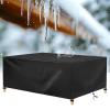 AJALGZ 420D Oxford Garden Furniture Cover, Waterproof, Windproof, UV-Resistant, 220 x 60 x 35 cm view 1