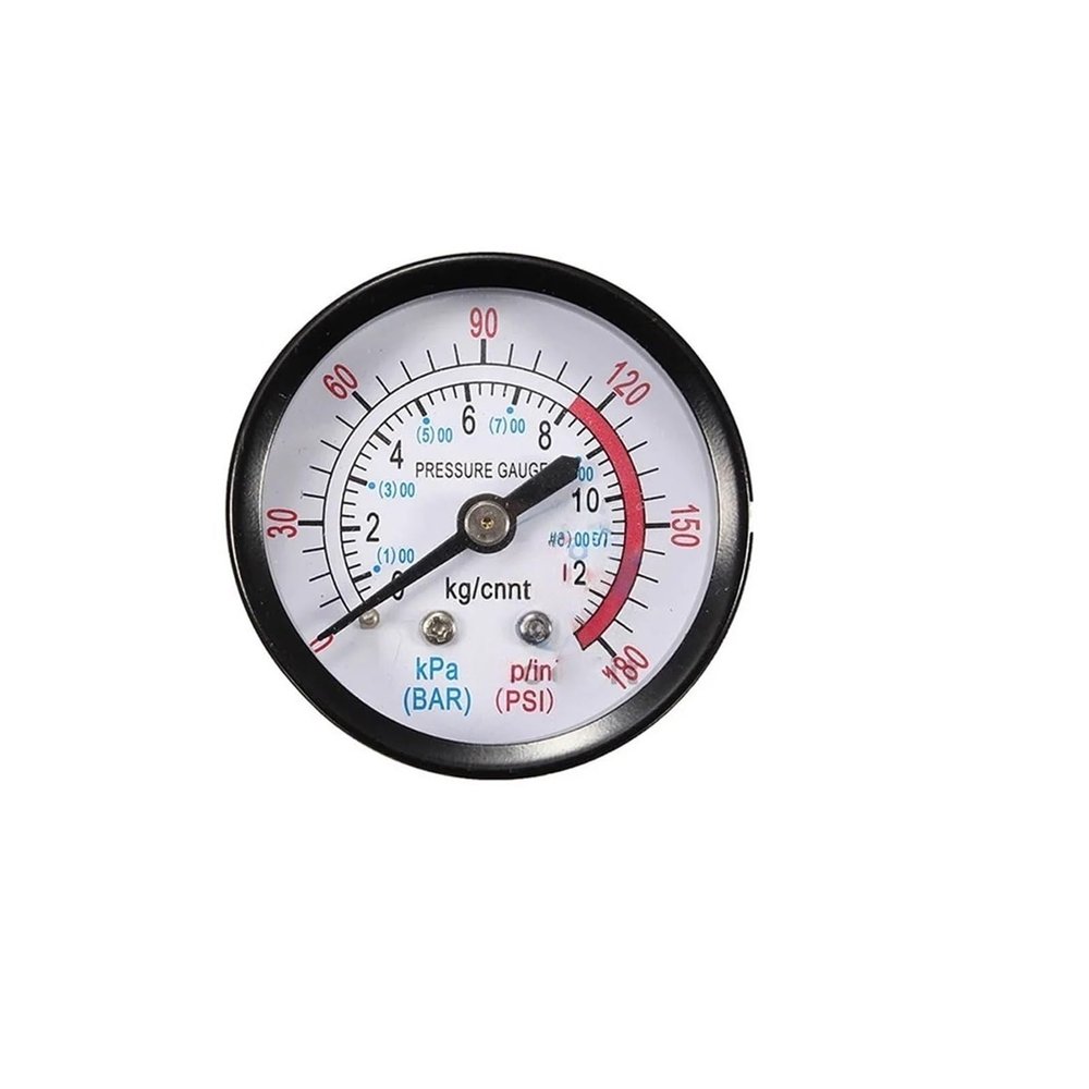BADIKA Mini Vacuum Pressure Gauge, 1/4" NPT, -30 inHg to 0 PSI, 2" Dual-Scale Dial