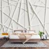 Bedroom Photo Wallpaper 200 x 140 cm, Creative Minimalist Geometric Wall Poster view 2