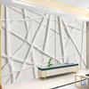 Bedroom Photo Wallpaper 200 x 140 cm, Creative Minimalist Geometric Wall Poster view 4