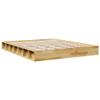Solid Oak Bed Frame Without Mattress, 150 x 200 cm view 3