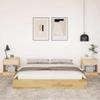 Solid Oak Bed Frame Without Mattress, 150 x 200 cm view 4
