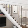 MarxaN Side-Mounted Stair Handrail, Round-Tube Industrial Railing, 115 cm view 4