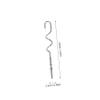 Hand Mixer Dough Hooks, 1 Set, Stainless Steel, Silver, Universal view 2