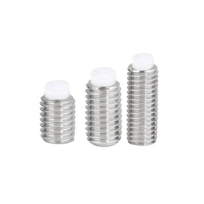 M2–M16 304 Stainless Steel Hex Socket Nylon Convex POM Set Screw (6 mm, 5 pcs M6)