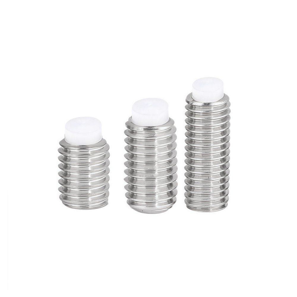 M2–M16 304 Stainless Steel Hex Socket Nylon Convex POM Set Screw (6 mm, 5 pcs M6)