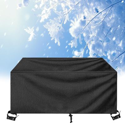 AOFOAE Garden Furniture Table Cover, 320 L x 270 W x 25 H cm, Anti-UV Protective Cover for Garden Tables and Patio Furniture