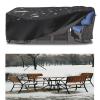 AOFOAE Garden Furniture Table Cover, 320 L x 270 W x 25 H cm, Anti-UV Protective Cover for Garden Tables and Patio Furniture view 3
