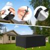 AOFOAE Garden Furniture Table Cover, 320 L x 270 W x 25 H cm, Anti-UV Protective Cover for Garden Tables and Patio Furniture view 4