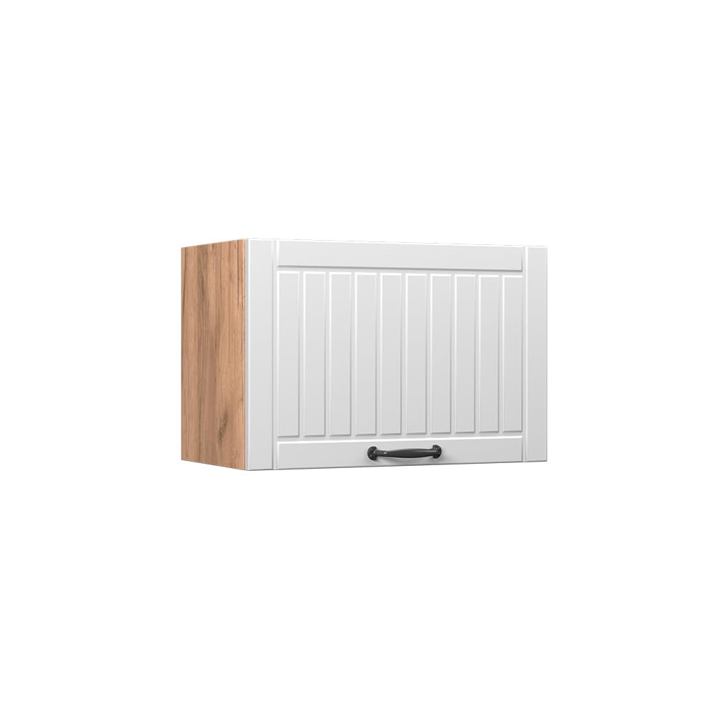 Vicco Fame-Line Wall Cabinet, White Country Style, 60 cm
