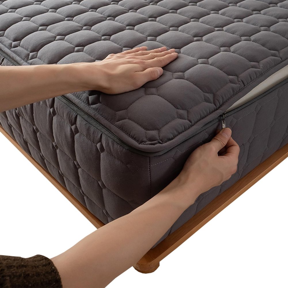 Breathable Zippered Mattress Cover, 70/80x190 to 160/170x200 cm
