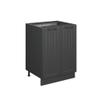 Vicco Fame-Line Kitchen Base Cabinet, Dark Gray, 60 cm view 1