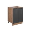 Vicco Fame-Line Kitchen Base Cabinet, Dark Gray, 60 cm view 1