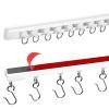 Self-Adhesive Curtain Track, No Drilling, Single Track, White view 1