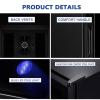 XSDAJSD Smart Cigar Humidor Cabinet, 25 L, 70 W, 11–18°C, 150 Cigars, Black-A view 4