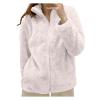 Foweknow Women's Teddy Fleece Winter Jacket with Stand Collar view 1