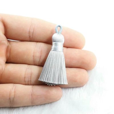 5/10 Pcs, 4 cm, 28 Colors Silk Tassels, Polyester Vertical Tassel Decorations for Crafts, DIY, Jewelry, Sewing & Curtains